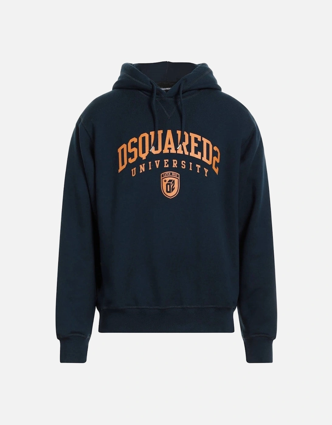 Cool Fit Varsity Design Dark Navy Blue Hoodie, 5 of 4