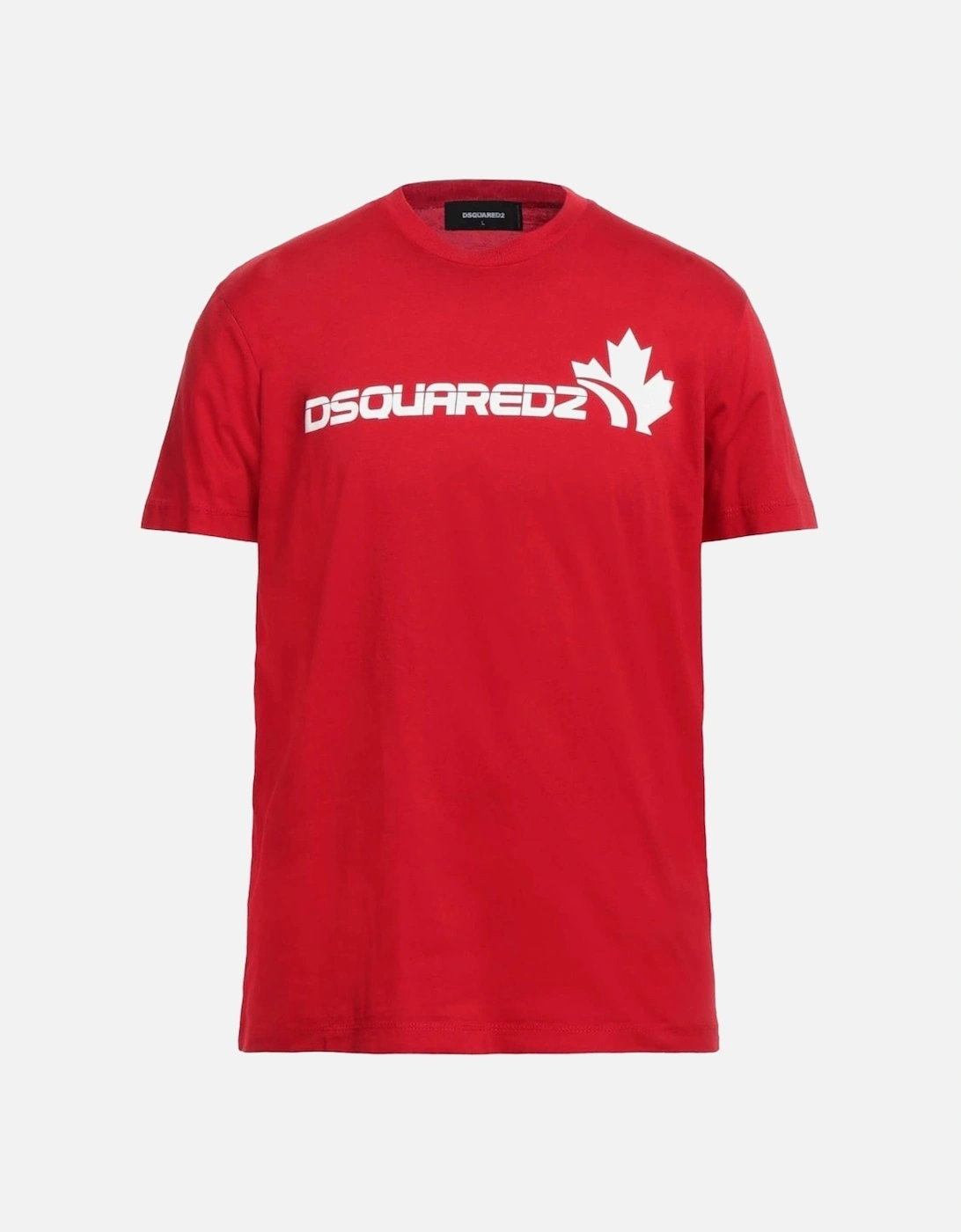 White Maple Leaf Logo Cool Fit RedT-Shirt, 5 of 4