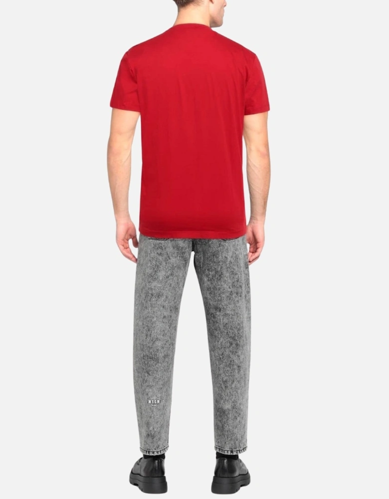 White Maple Leaf Logo Cool Fit RedT-Shirt