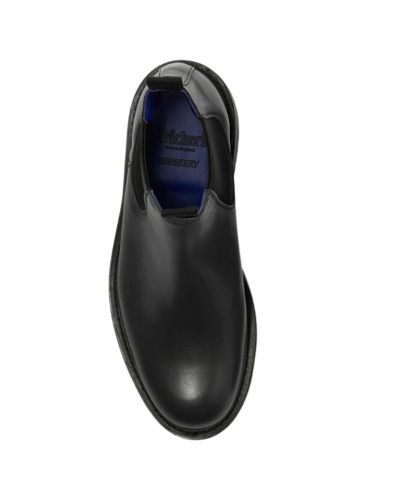 x Trickers Leather Dee Black Low Chelsea Boots