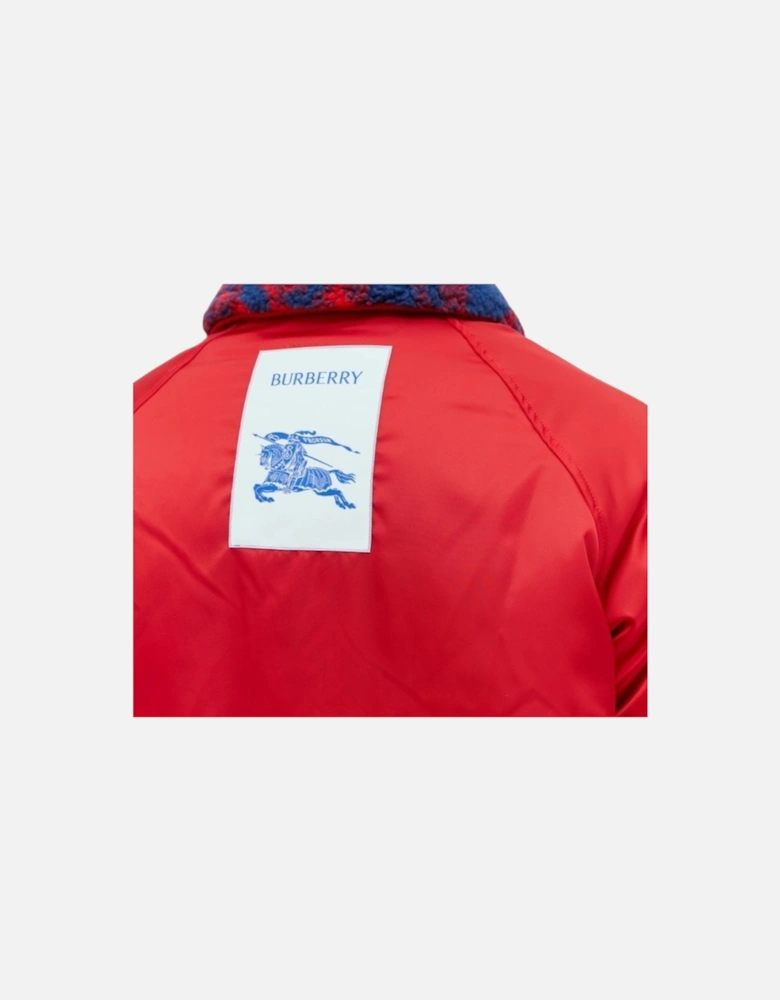 Reversible Rose Red Fleece Jacket