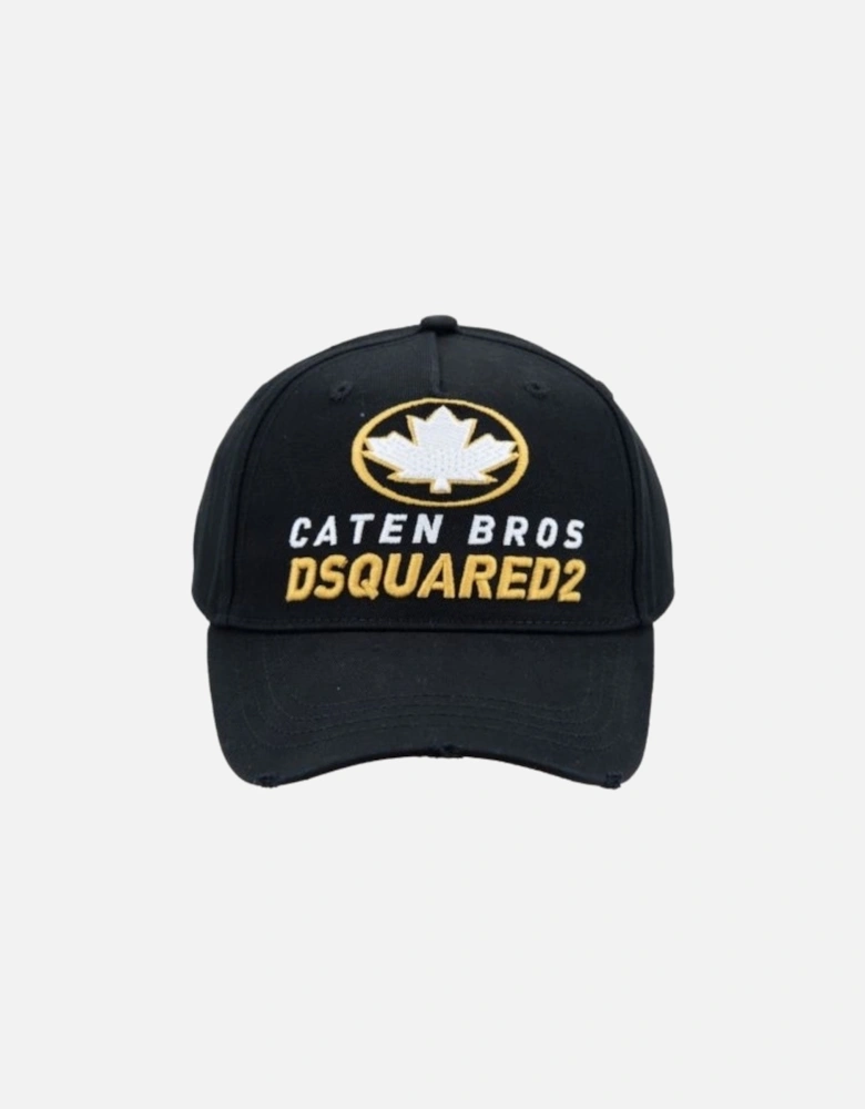 Maple Leaf Baseball Cap Black Hat