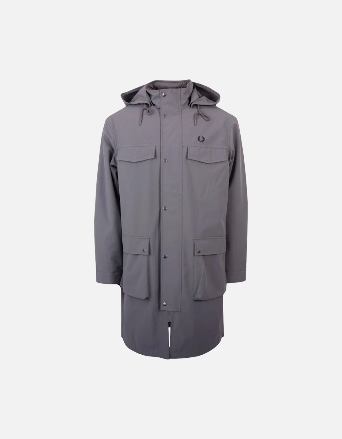 Gunmetal Grey Bonded Parka Jacket, 6 of 5
