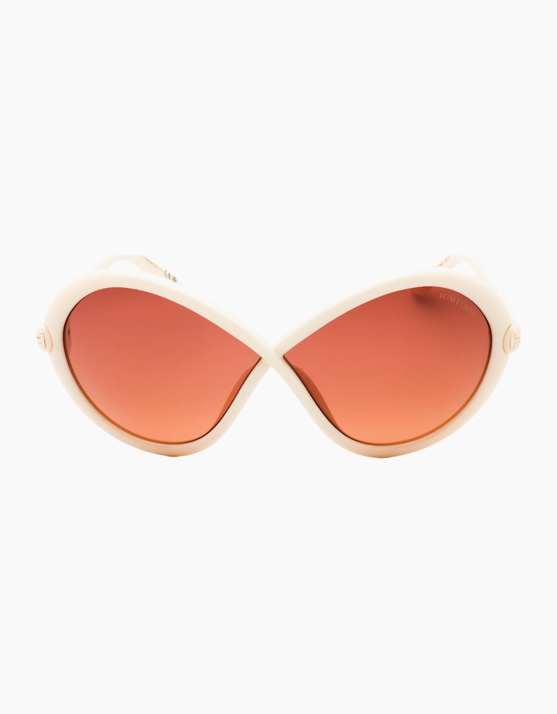 Tom Ford Women's Bordeaux/Ivory Gradient Lensed Frame Sunglasses - Size: One Size