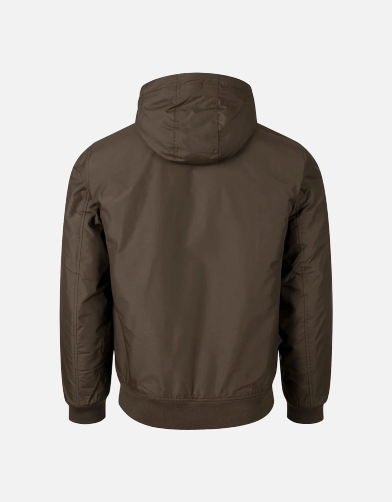 Burnt Tabacco Brown Padded Bentham Jacket