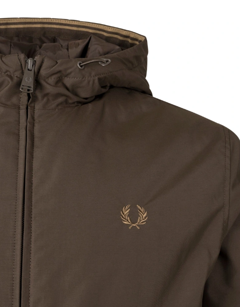 Burnt Tabacco Brown Padded Bentham Jacket