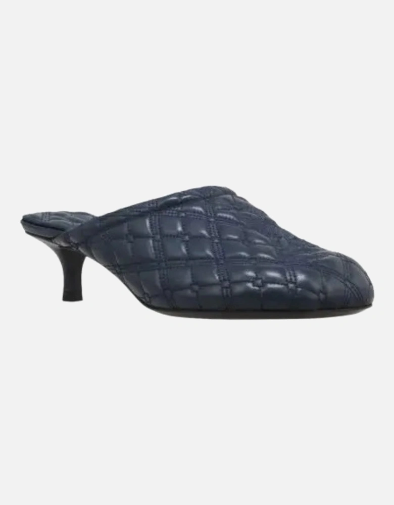 EKD Leather Mules Lake Navy Blue Sandals