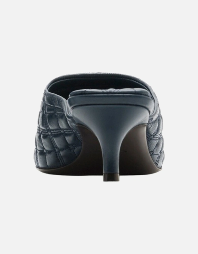 EKD Leather Mules Lake Navy Blue Sandals