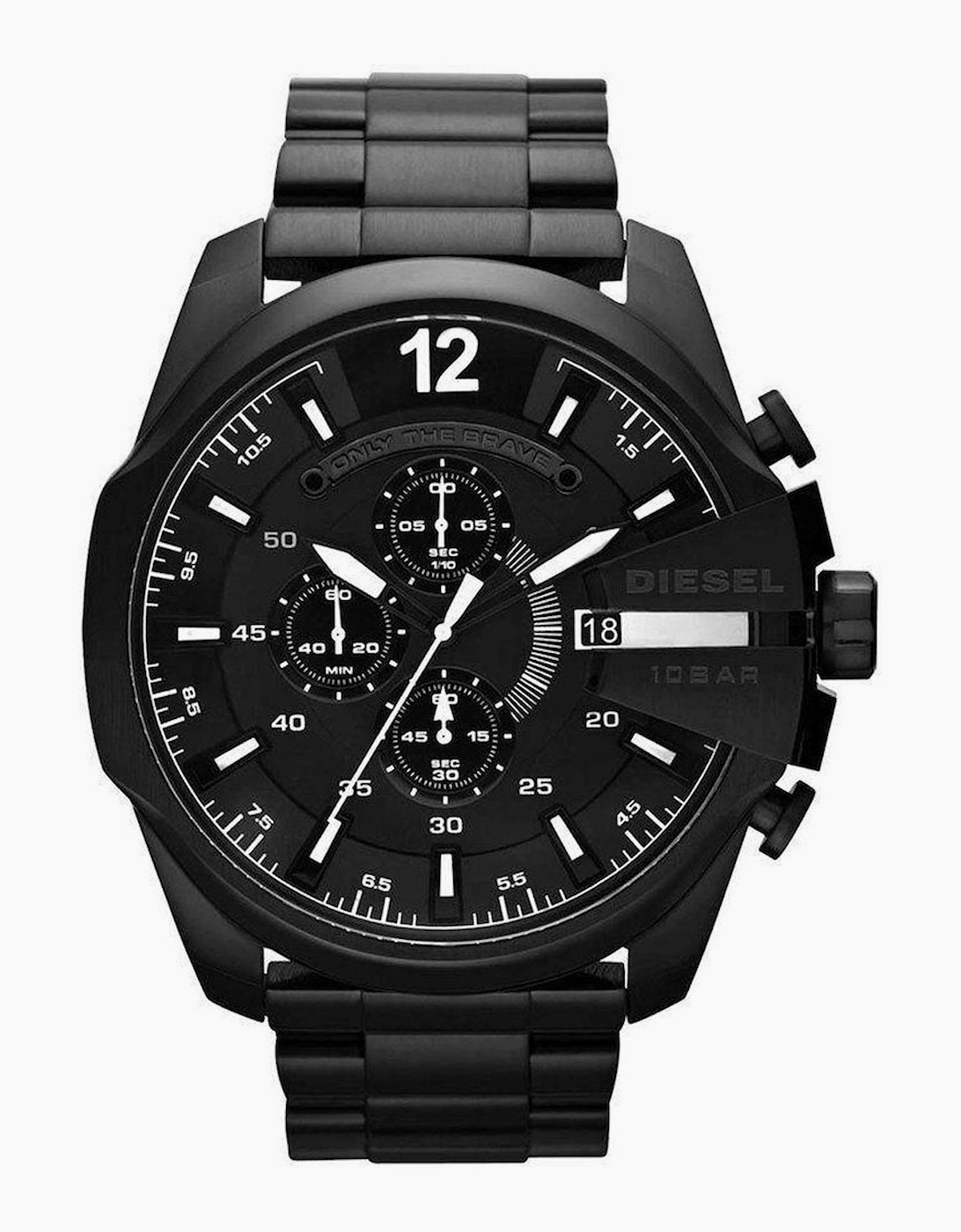 Diesel Men's Black Dz4283 Mega Chief Chronograph Dial Watch