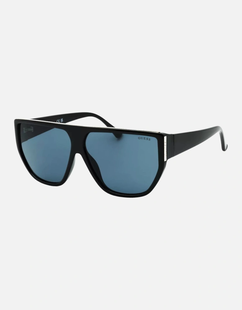 Smoke Lensed Shiny Black Framed Sunglasses