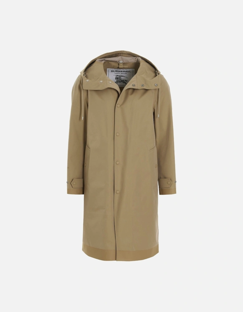 Finchley Trench Coat In Modern Honey Light Green Jacket