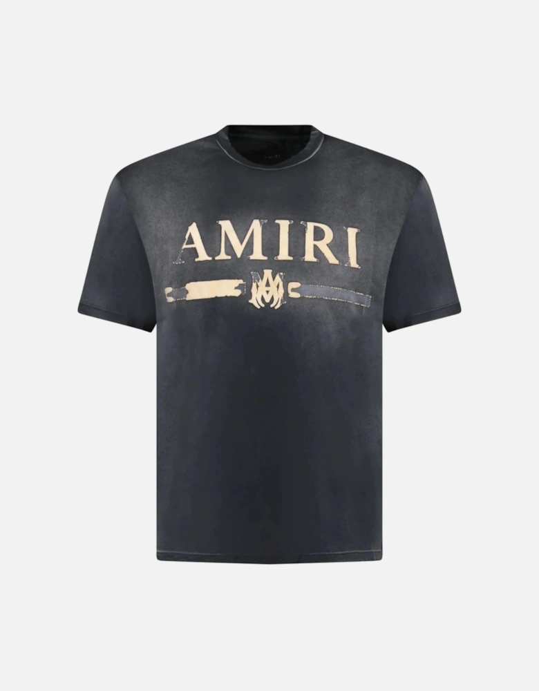MA Bar Applique Black T-Shirt