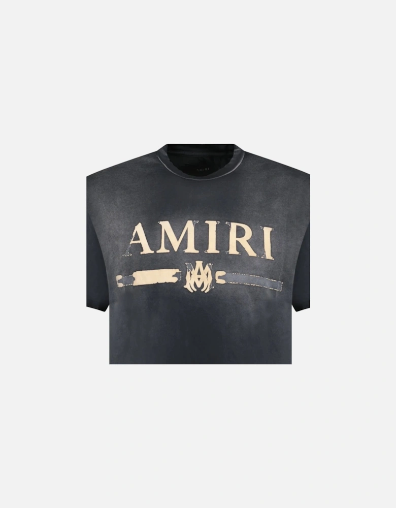 MA Bar Applique Black T-Shirt