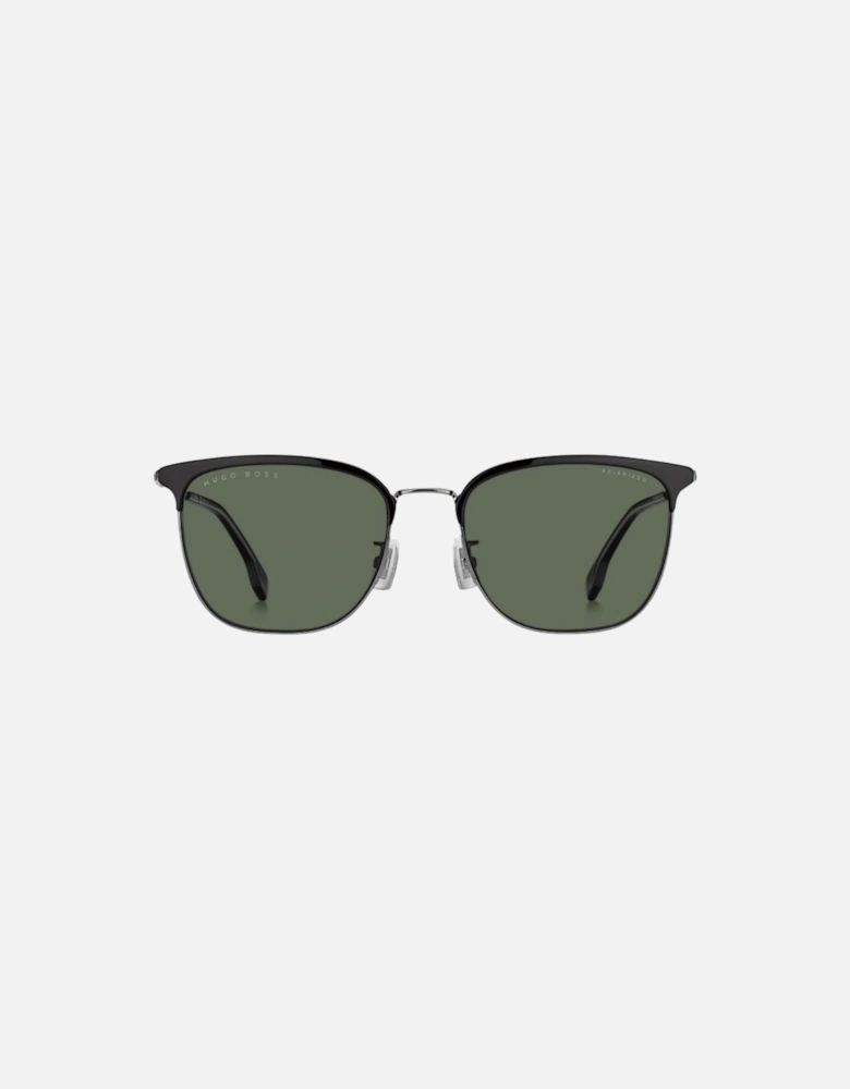 Green PZ Lensed Black Dark Ruthenium Frame Sunglasses