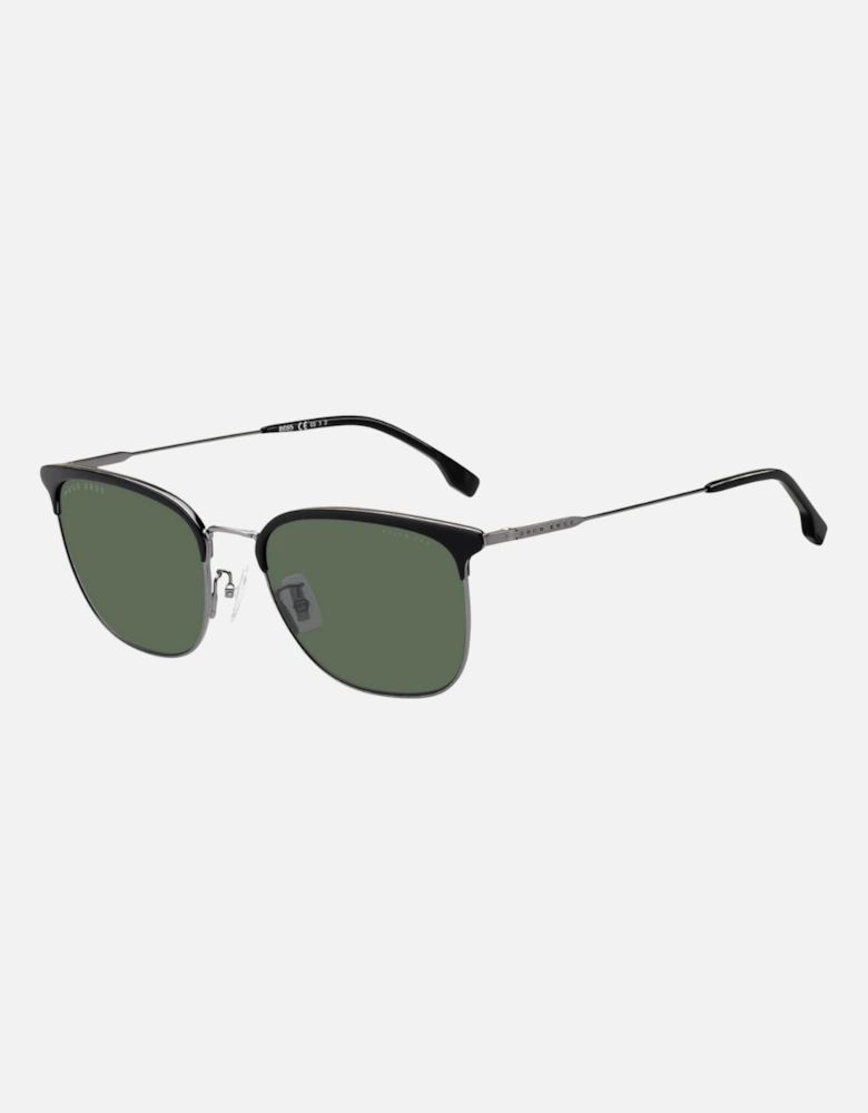 Green PZ Lensed Black Dark Ruthenium Frame Sunglasses