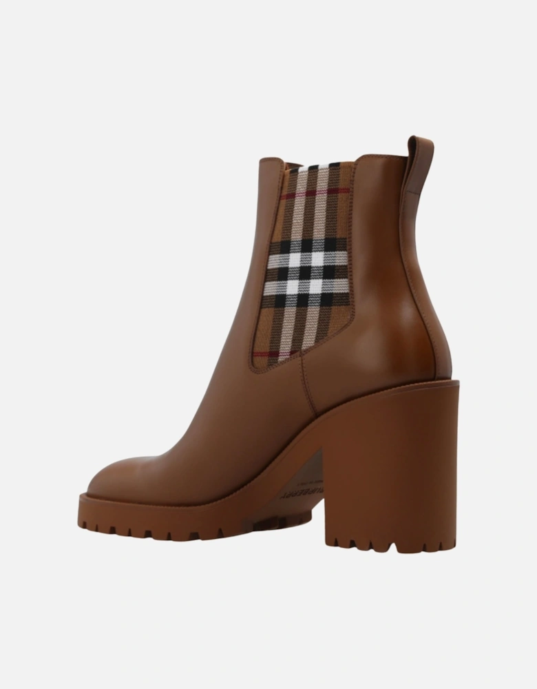 Check Chelsea Boots Dark Birch Brown Boots