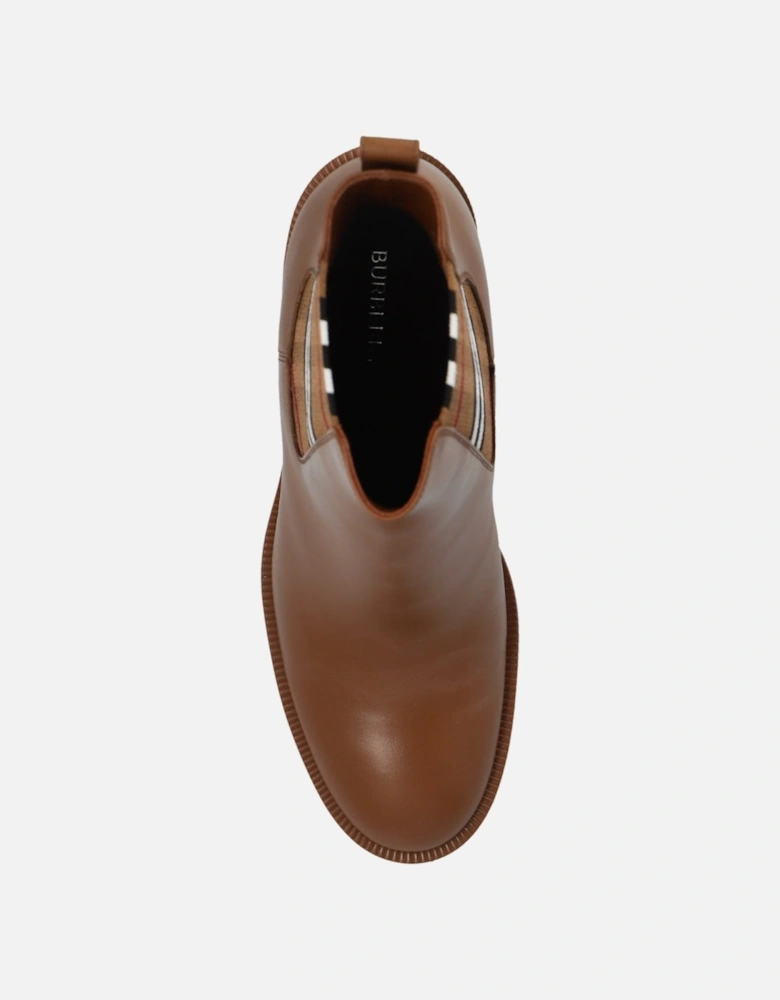 Check Chelsea Boots Dark Birch Brown Boots