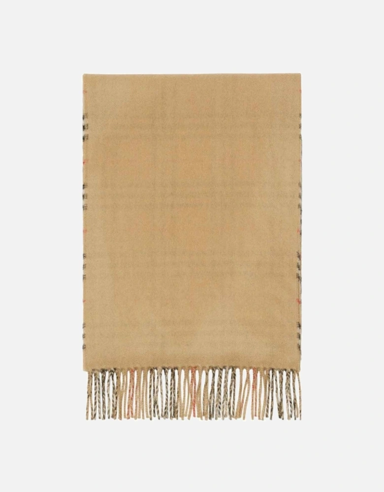 Beige Cashmere Scarf