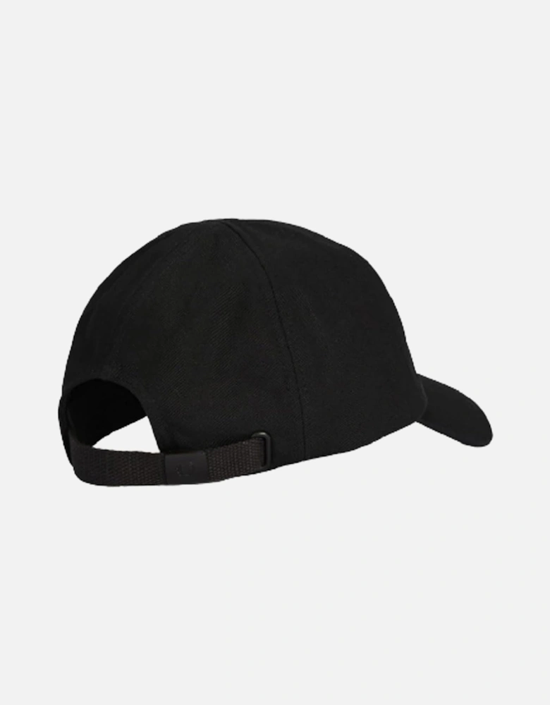 Classic Beaded Twill Cap Black Hat