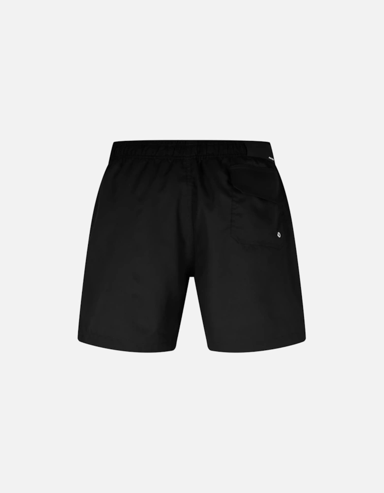 MA Drip Logo Black Swim Trunks