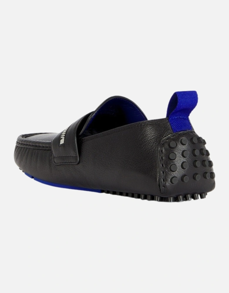 Black Motor Low Shoes