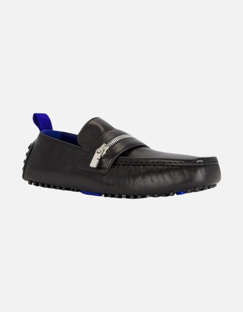 Black Motor Low Shoes
