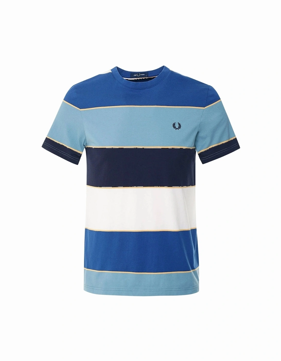 Ash Blue Bold Striped T-Shirt, 3 of 2