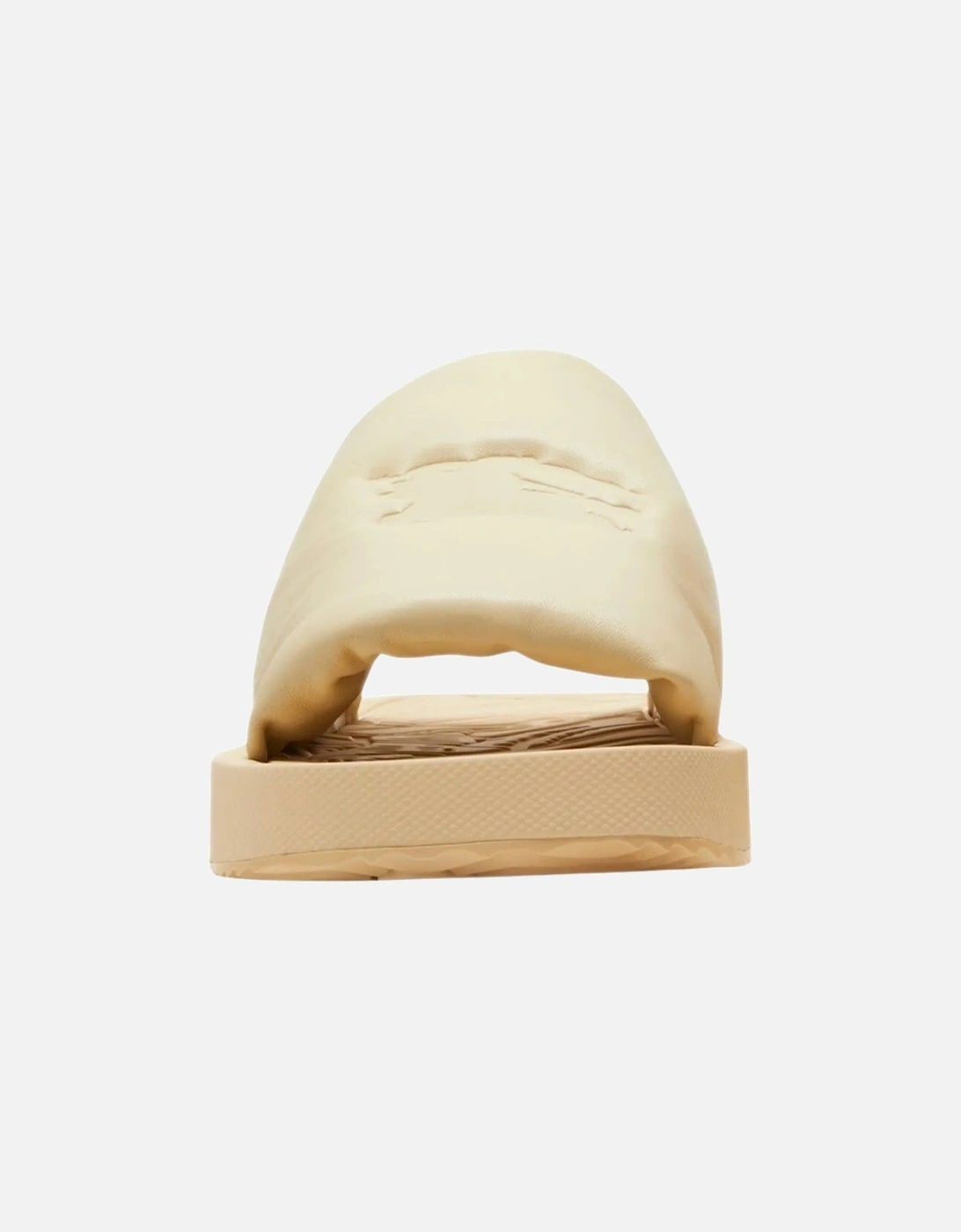 EKD Slab leather slides Butter Beige Slab Knight Sandal