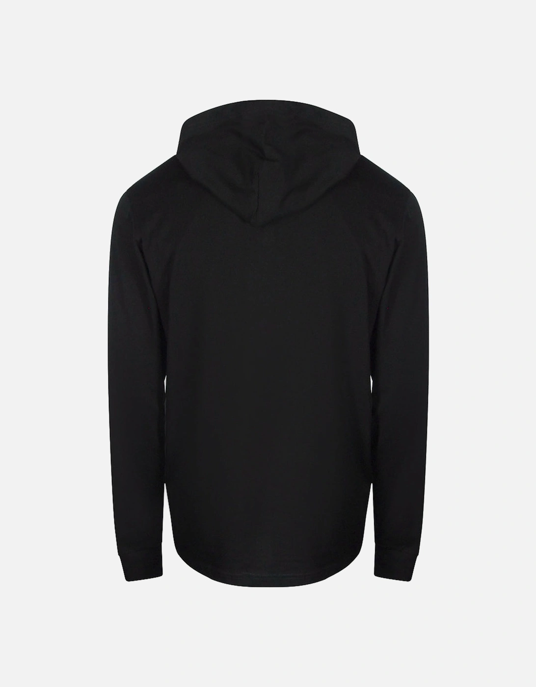 Logo Black Hooded T-Shirt