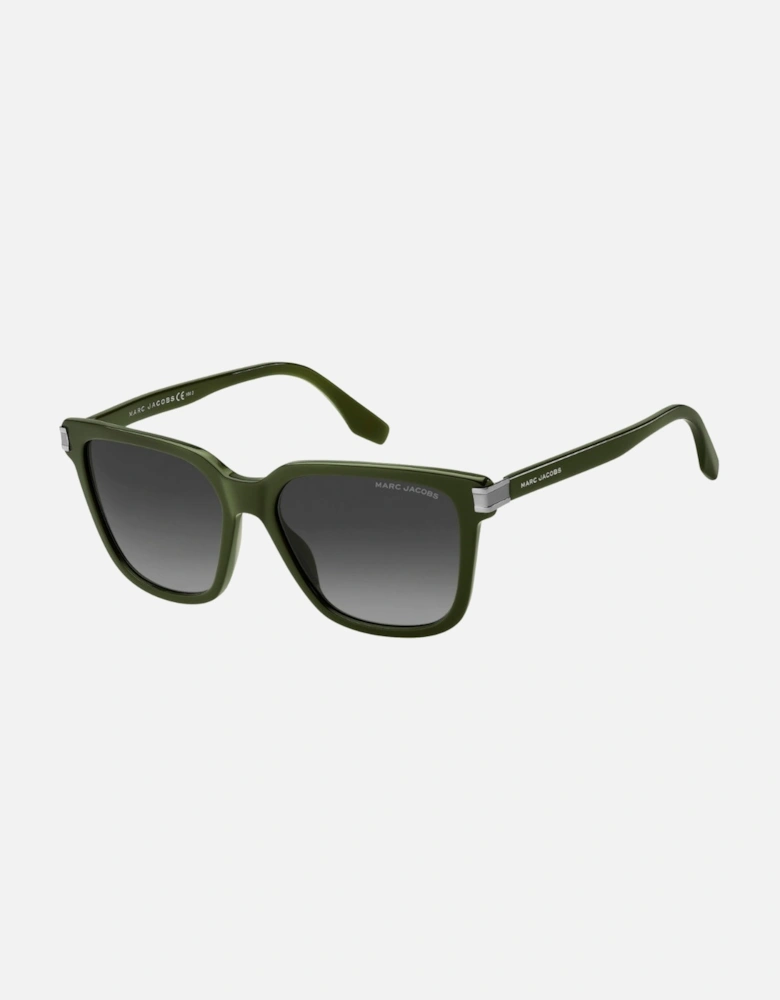Dark Grey SF Lensed Dark Green Sunglasses