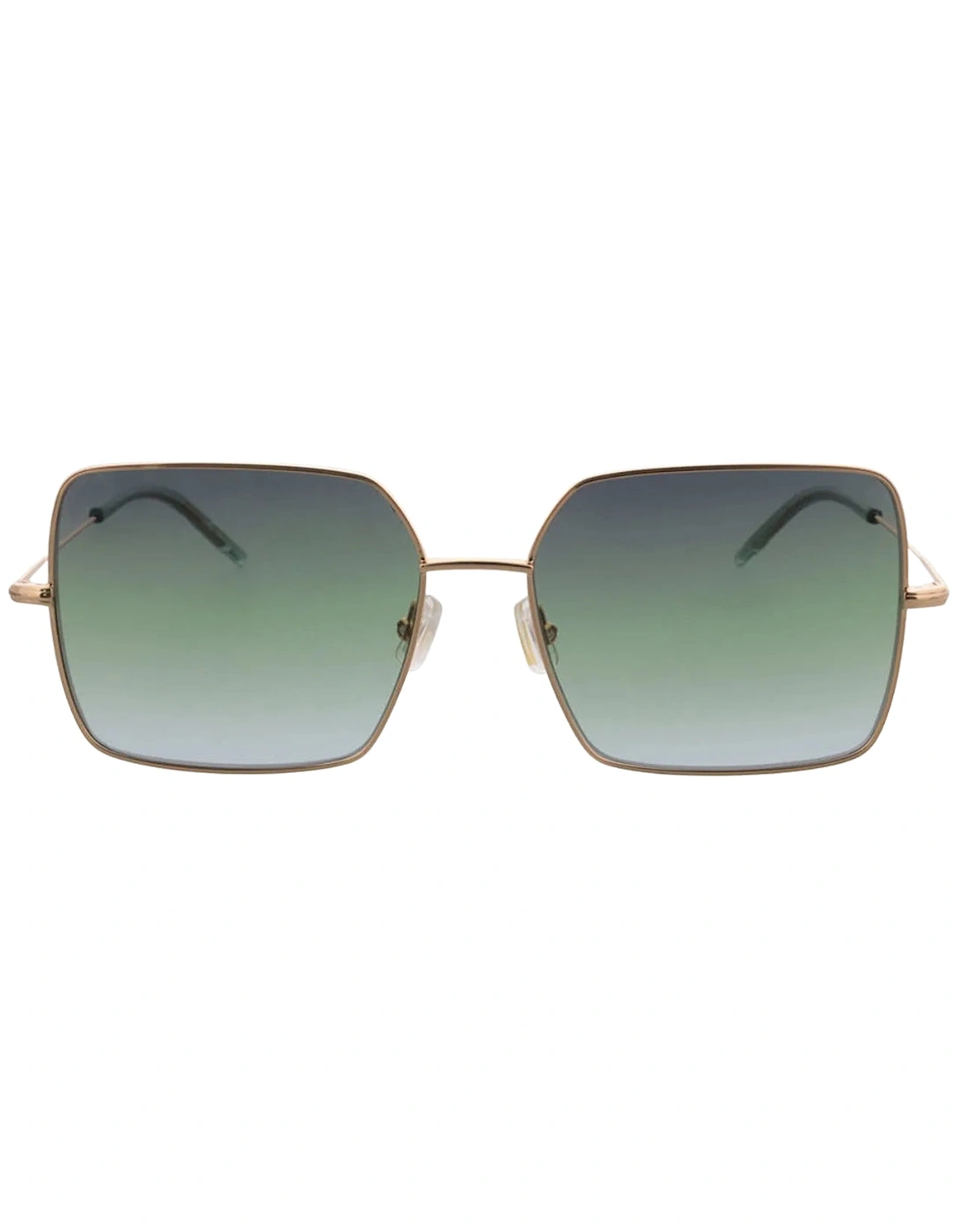 Hugo Boss Women's Gold/Grey/Green Rose Metal Frame Lensed Sunglasses - Size: One Size