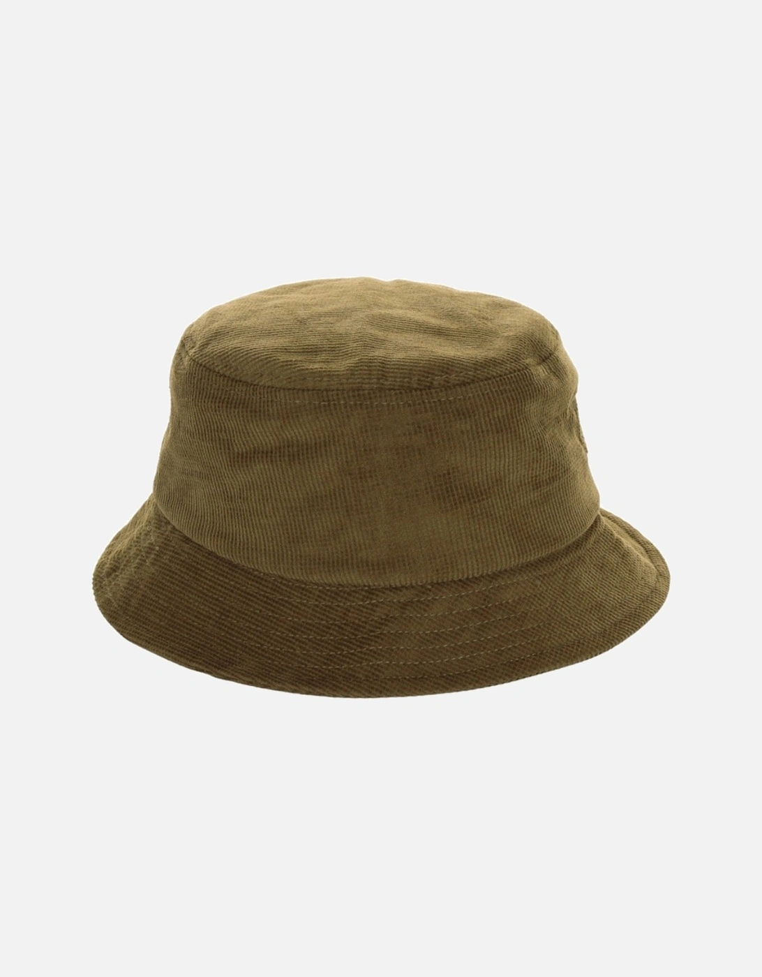 Branded Cord Waffle Style Green Bucket Hat