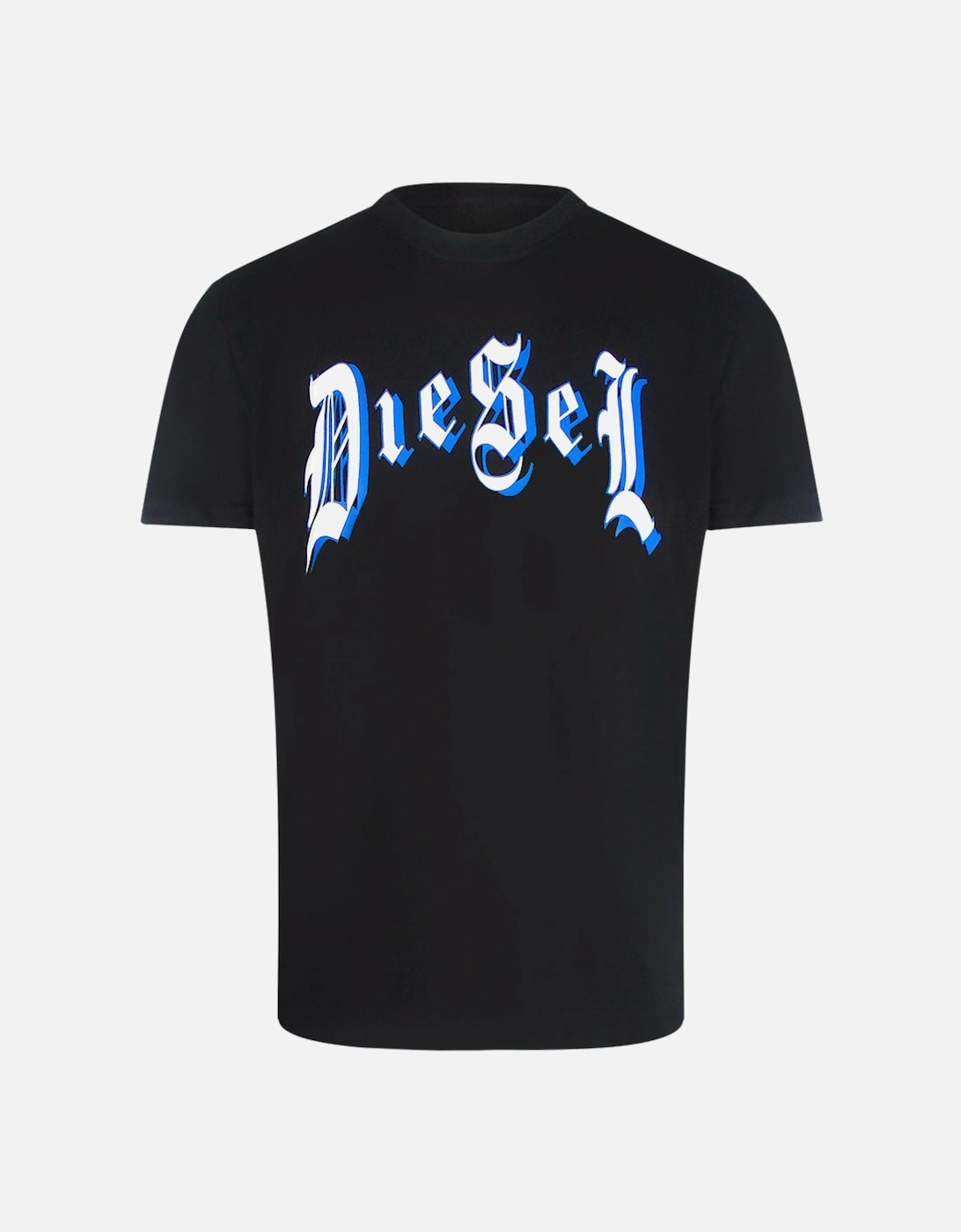 Medieval Blue Logo Black T-Shirt, 3 of 2