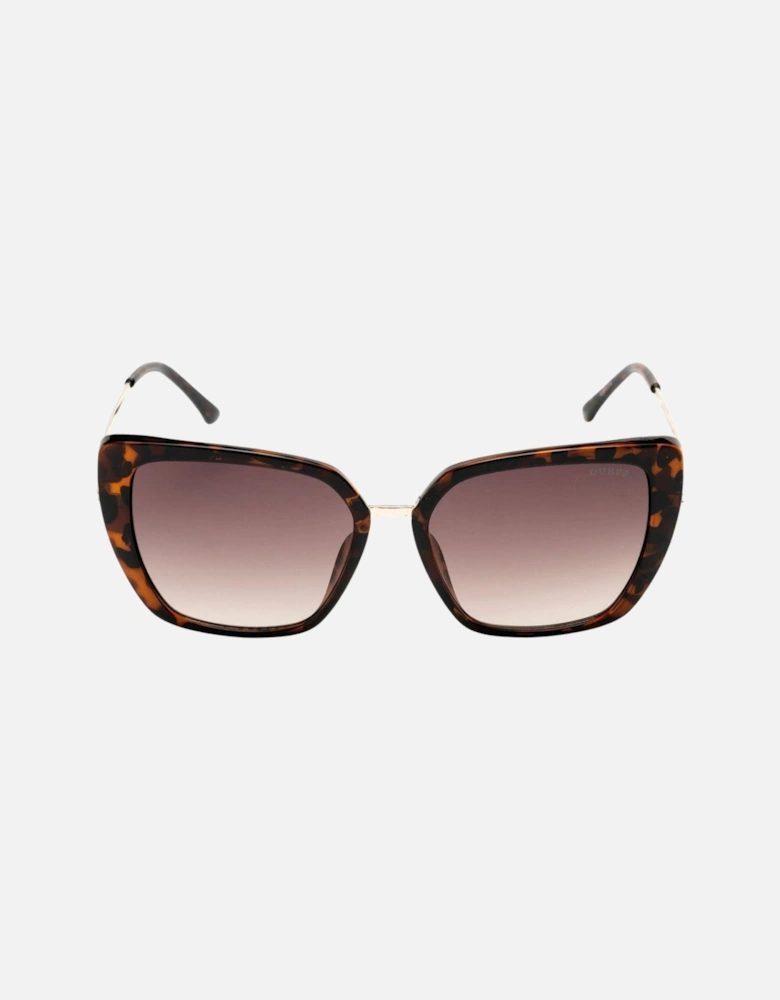 Cat Eyes Brown Gradient Lens Dark Havana Brown Sunglasses