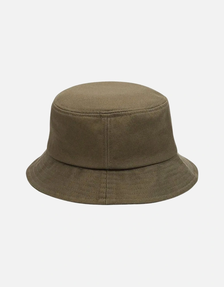 Graphic Brand Logo Twill Green Bucket Hat