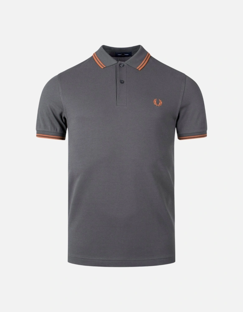Twin Tipped Dark Grey Polo Shirt