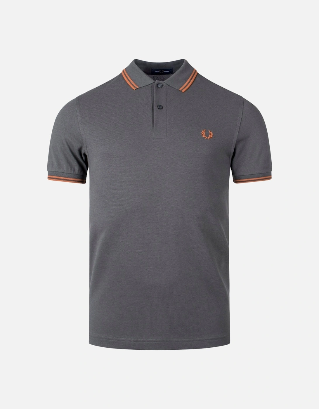 Twin Tipped Dark Grey Polo Shirt, 3 of 2