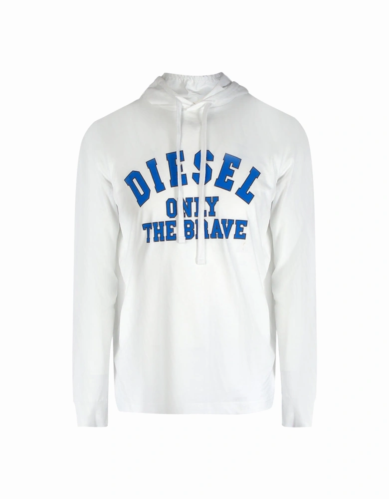 Logo White Hooded T-Shirt