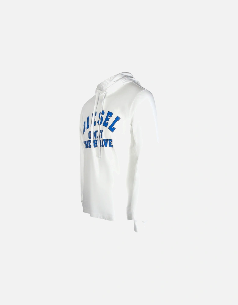 Logo White Hooded T-Shirt