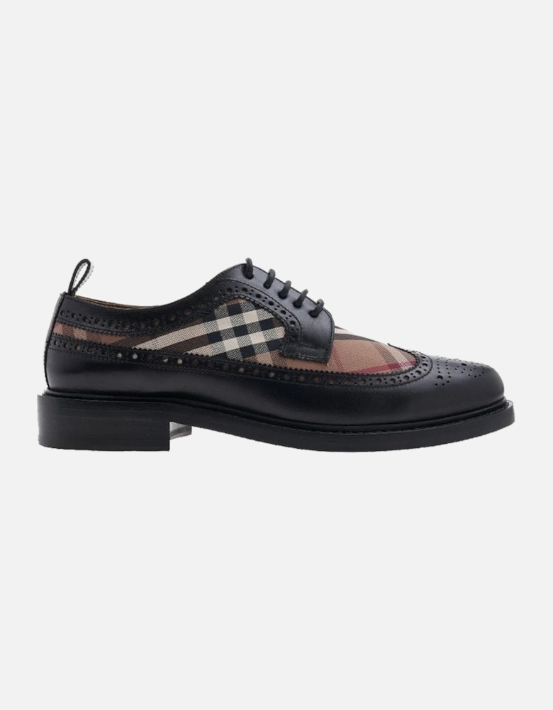 Derby Check Brogue Shoes