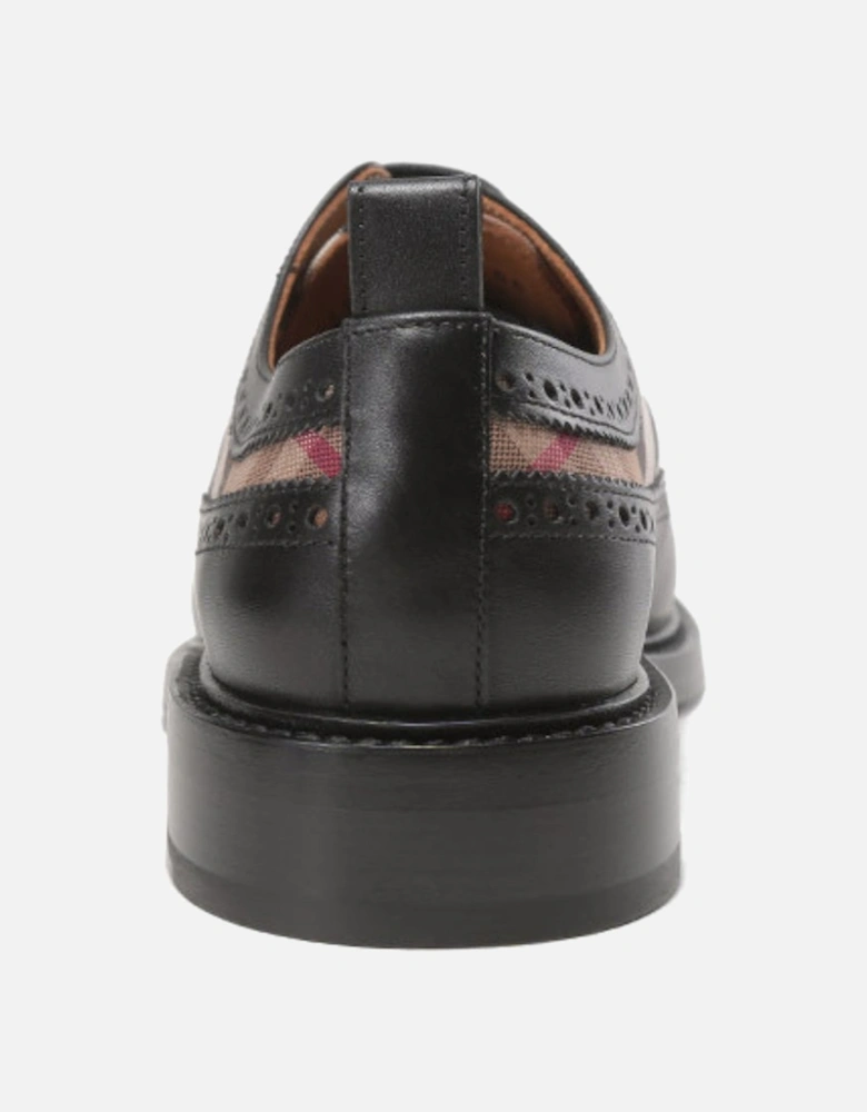 Derby Check Brogue Shoes