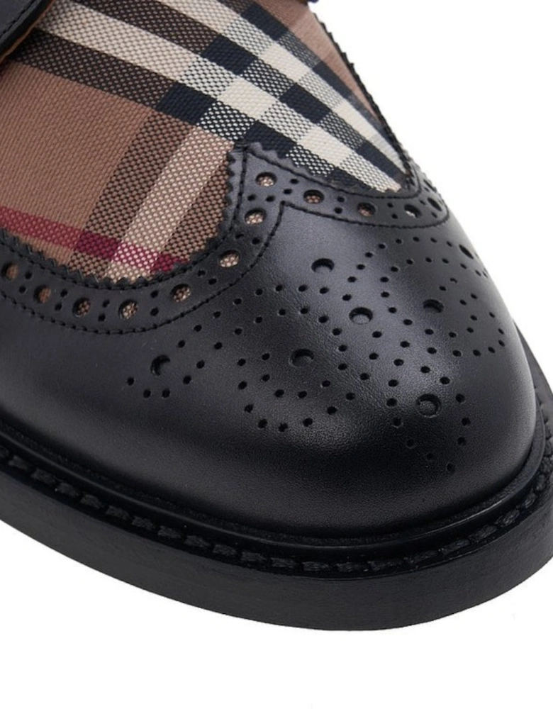 Derby Check Brogue Shoes