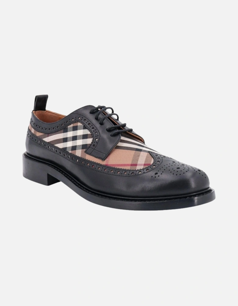 Derby Check Brogue Shoes
