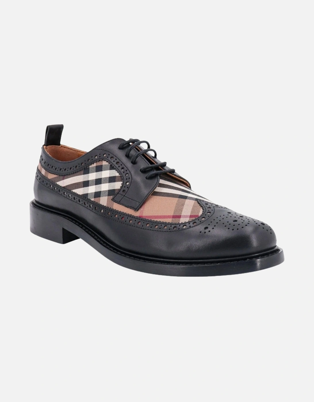 Derby Check Brogue Shoes