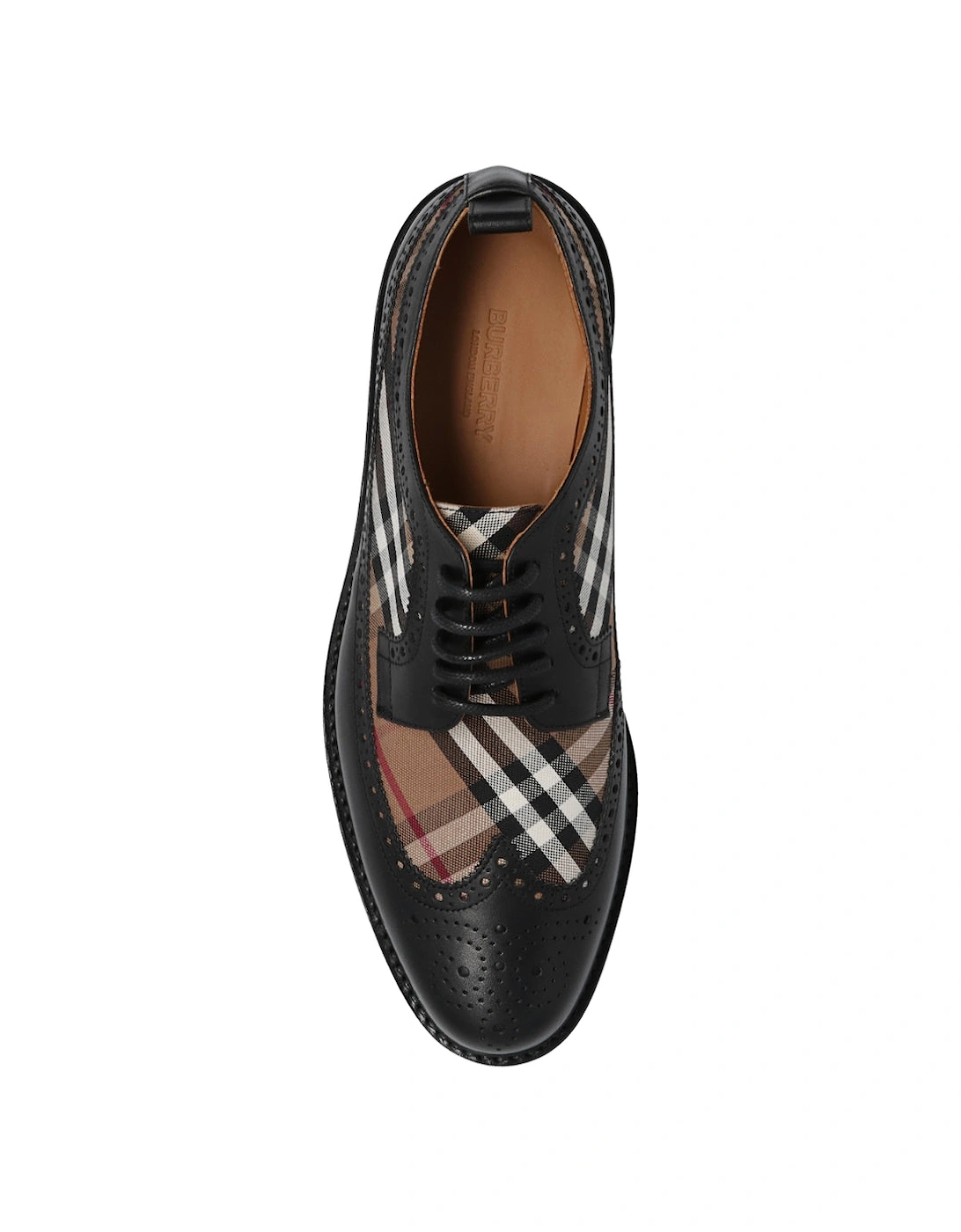 Derby Check Brogue Shoes