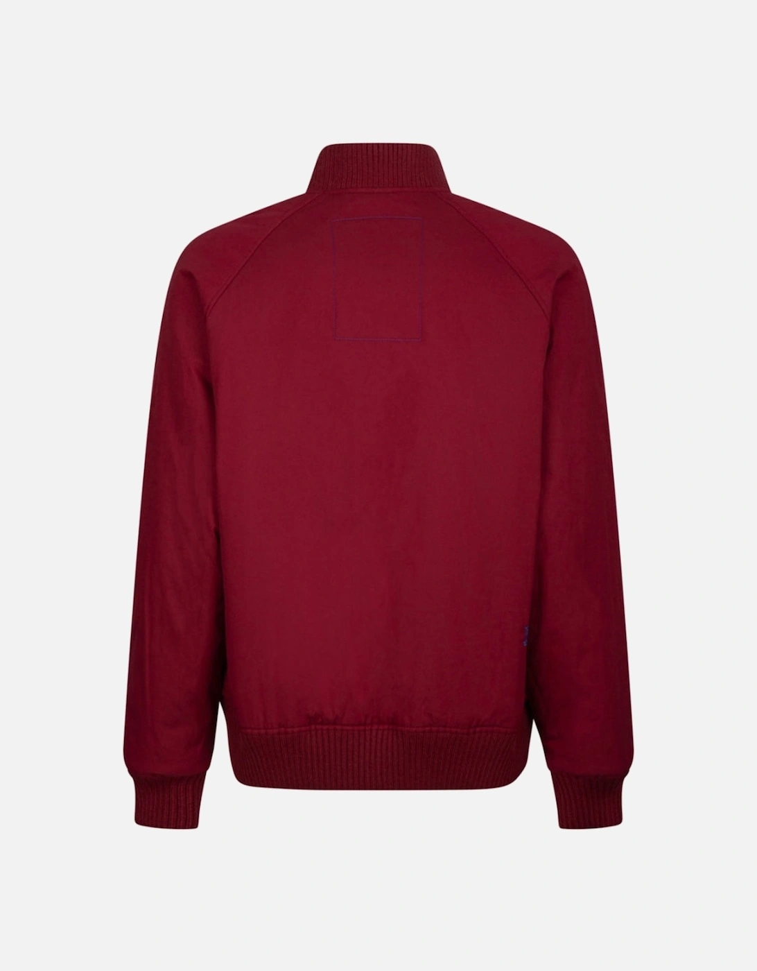 Reversible Check-Print Bomber Red Jacket
