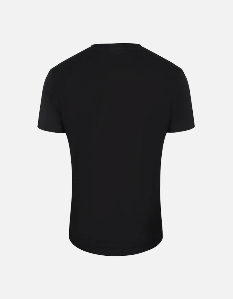 Small Brand Logo Black T-Shirt