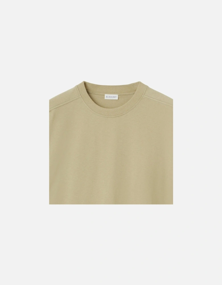Oversize Crewneck Neutral Beige T-Shirt