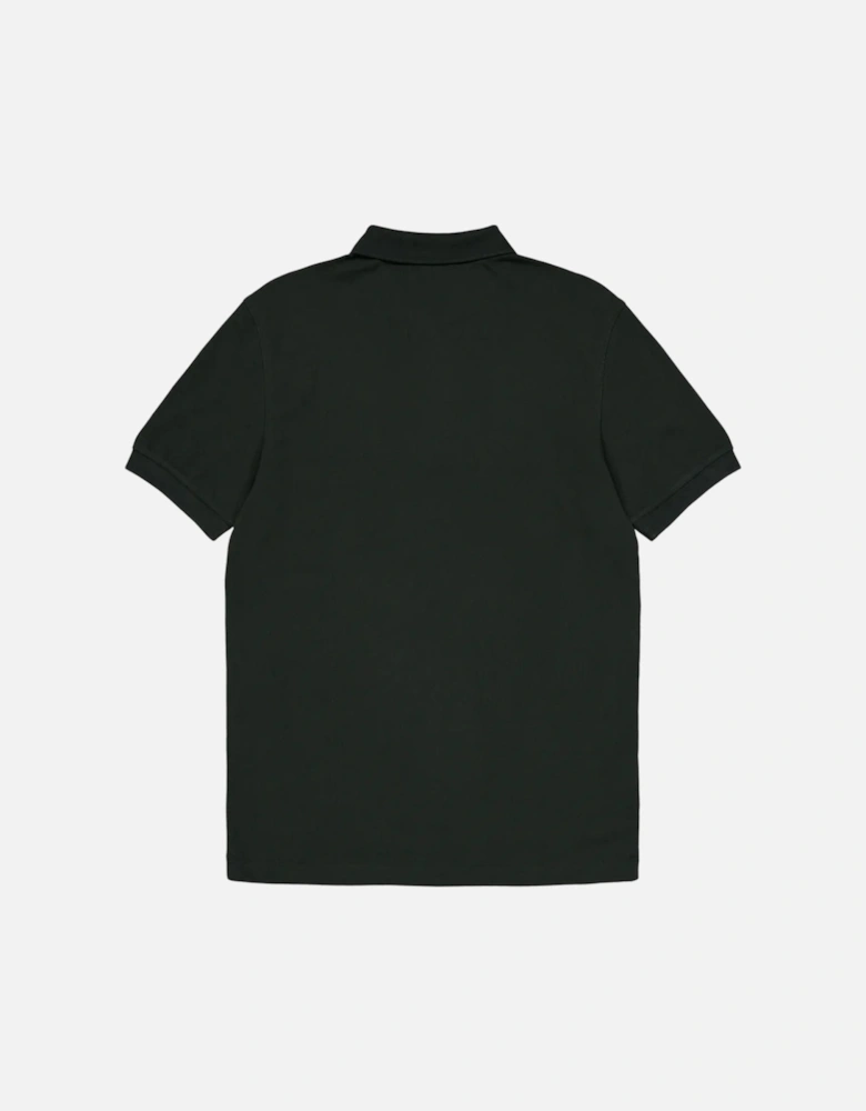 Plain Night Green Short Sleeved Polo Shirt