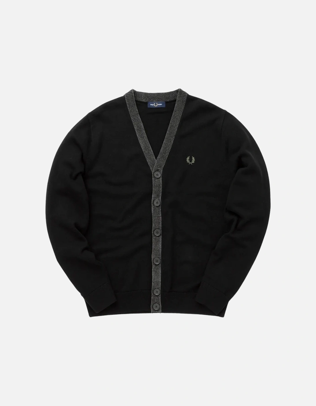 Black Chenille Placket Cardigan, 4 of 3